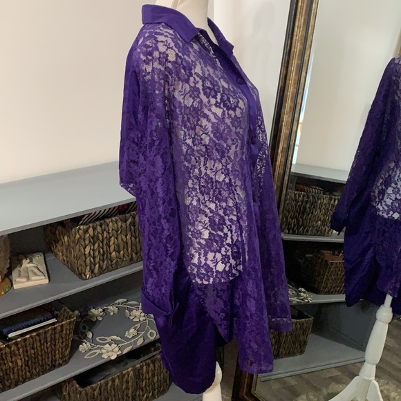 Gorgeous robe duster Victoria secret lace - Picture 5 of 10